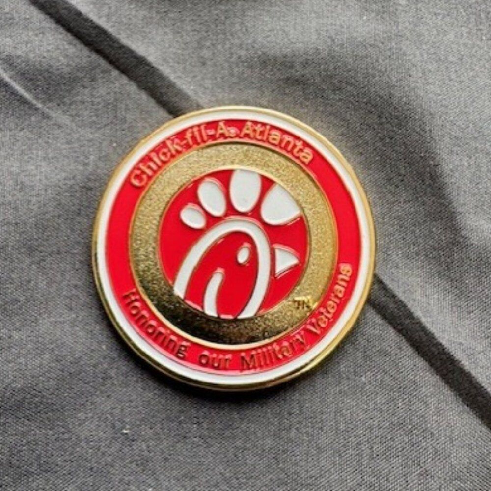 Chick-fil-A Atlanta Honoring Our Military Veterans Medallion POW Courage